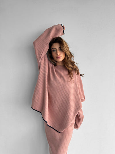Knit Line Pullover - Pouder