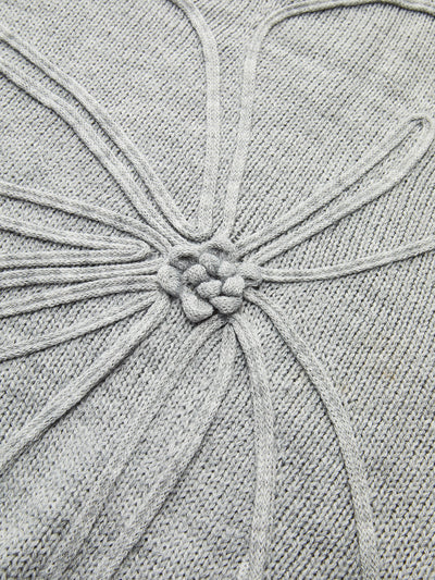 Flower Applique Sweater