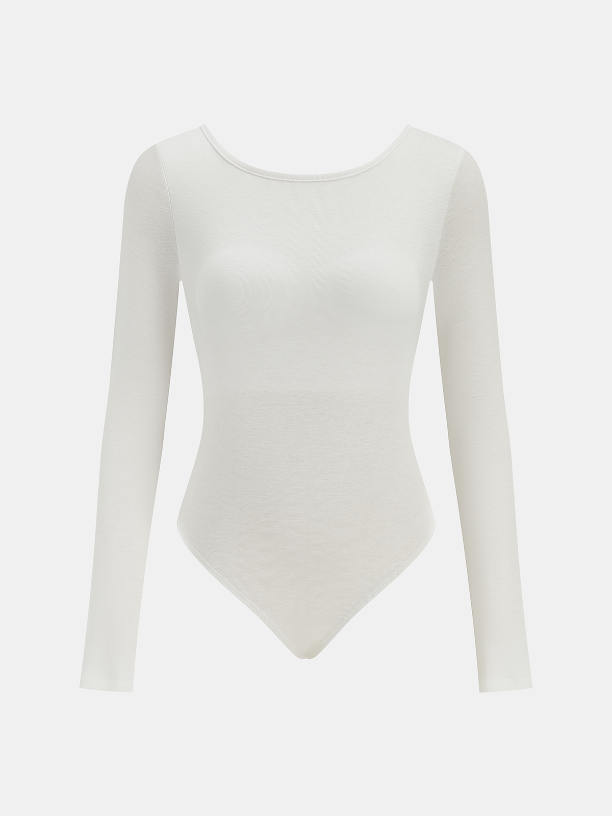 Bra-Free Long Sleeve Backless Bodysuit