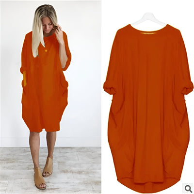 Ladies dress with pockets
