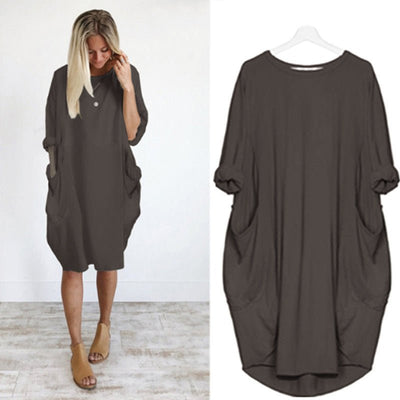Ladies dress with pockets