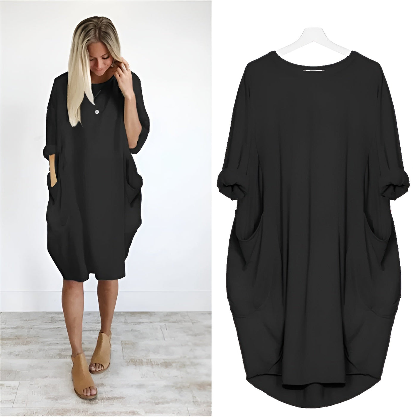Ladies dress with pockets