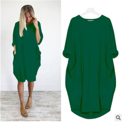 Ladies dress with pockets