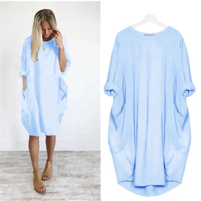 Ladies dress with pockets