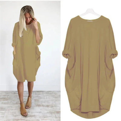 Ladies dress with pockets
