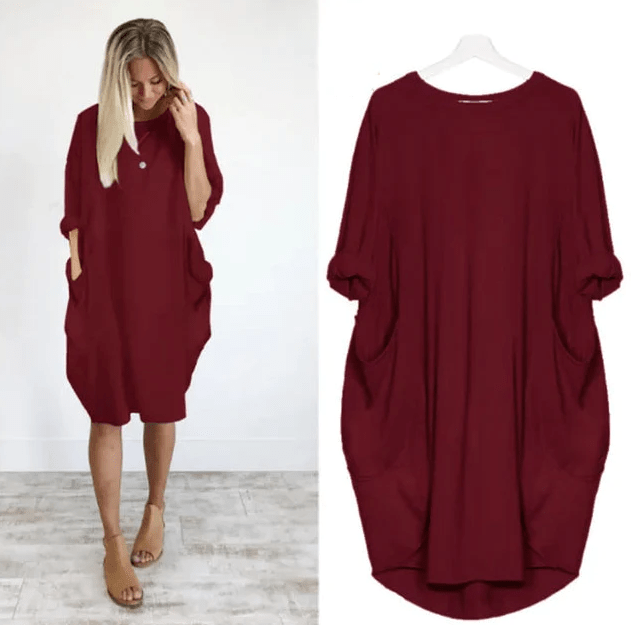 Ladies dress with pockets