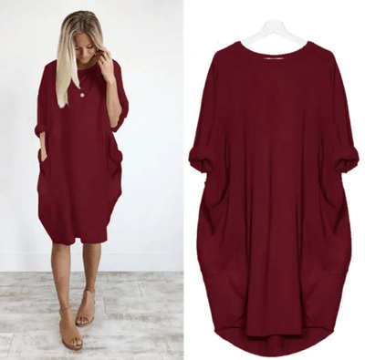 Ladies dress with pockets