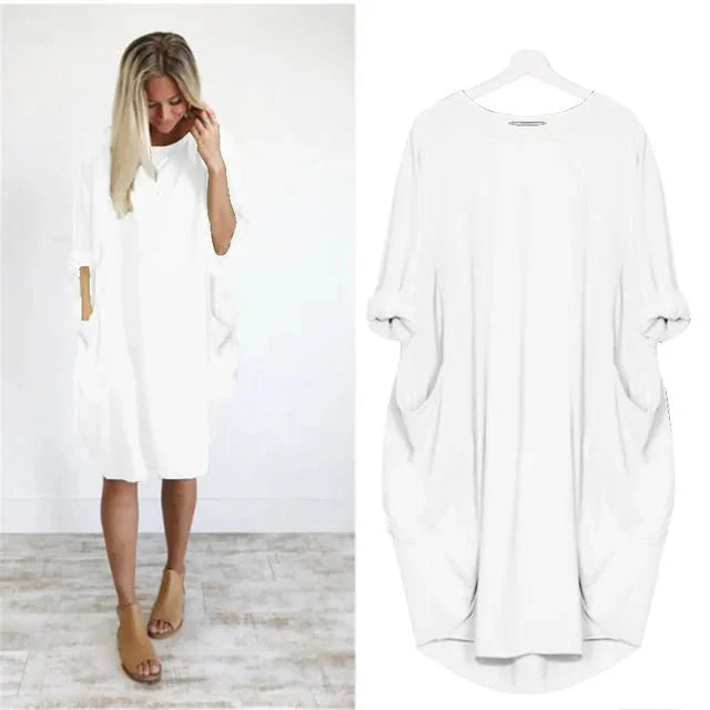 Ladies dress with pockets