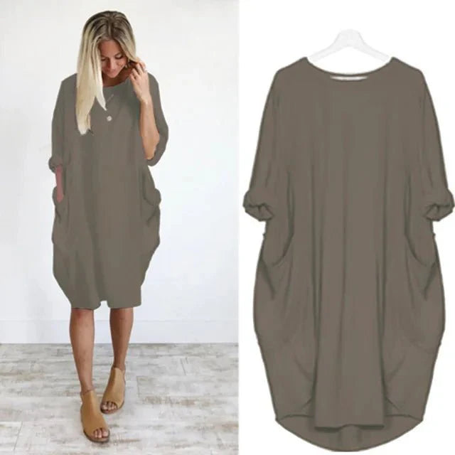 Ladies dress with pockets