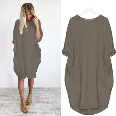 Ladies dress with pockets