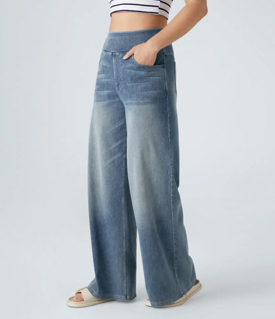 Eva | High-waisted stretch trousers