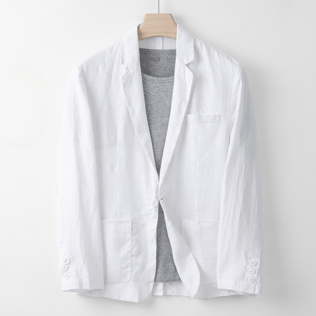 Kust Tailored Fit Linen Blazer