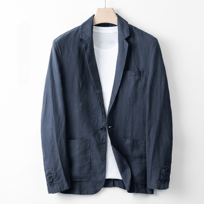 Kust Tailored Fit Linen Blazer