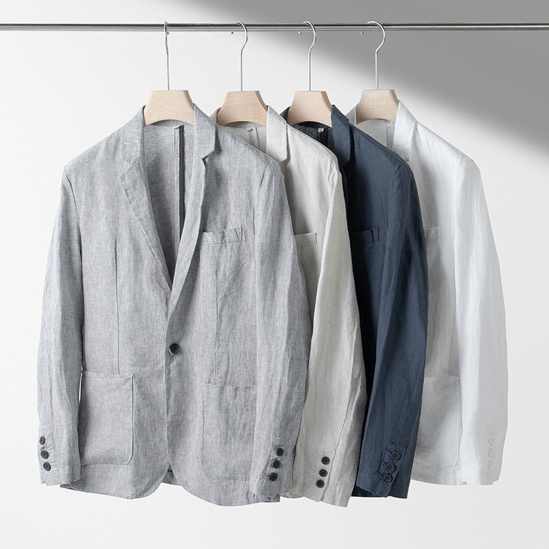 Kust Tailored Fit Linen Blazer