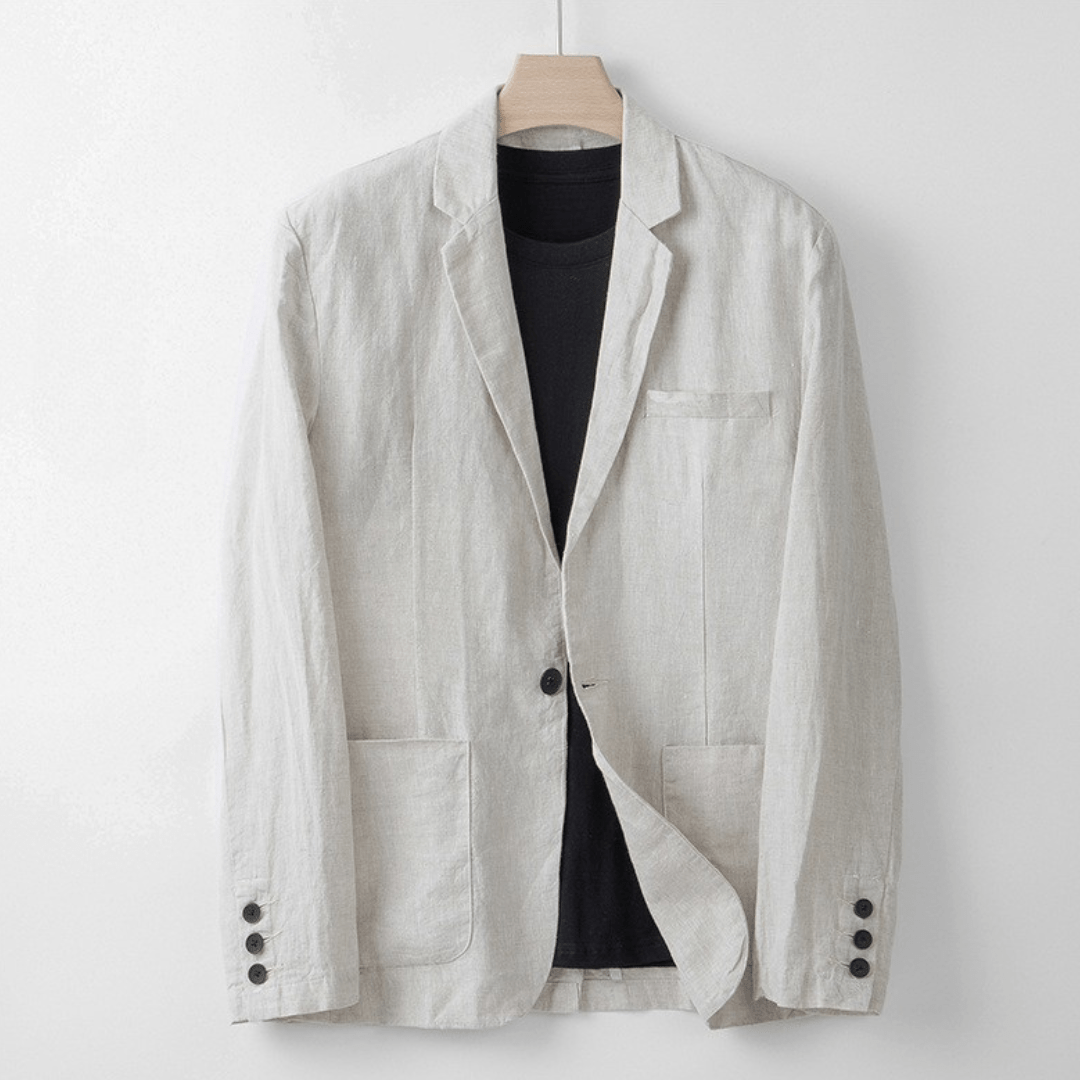 Kust Tailored Fit Linen Blazer