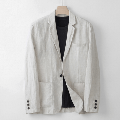 Kust Tailored Fit Linen Blazer