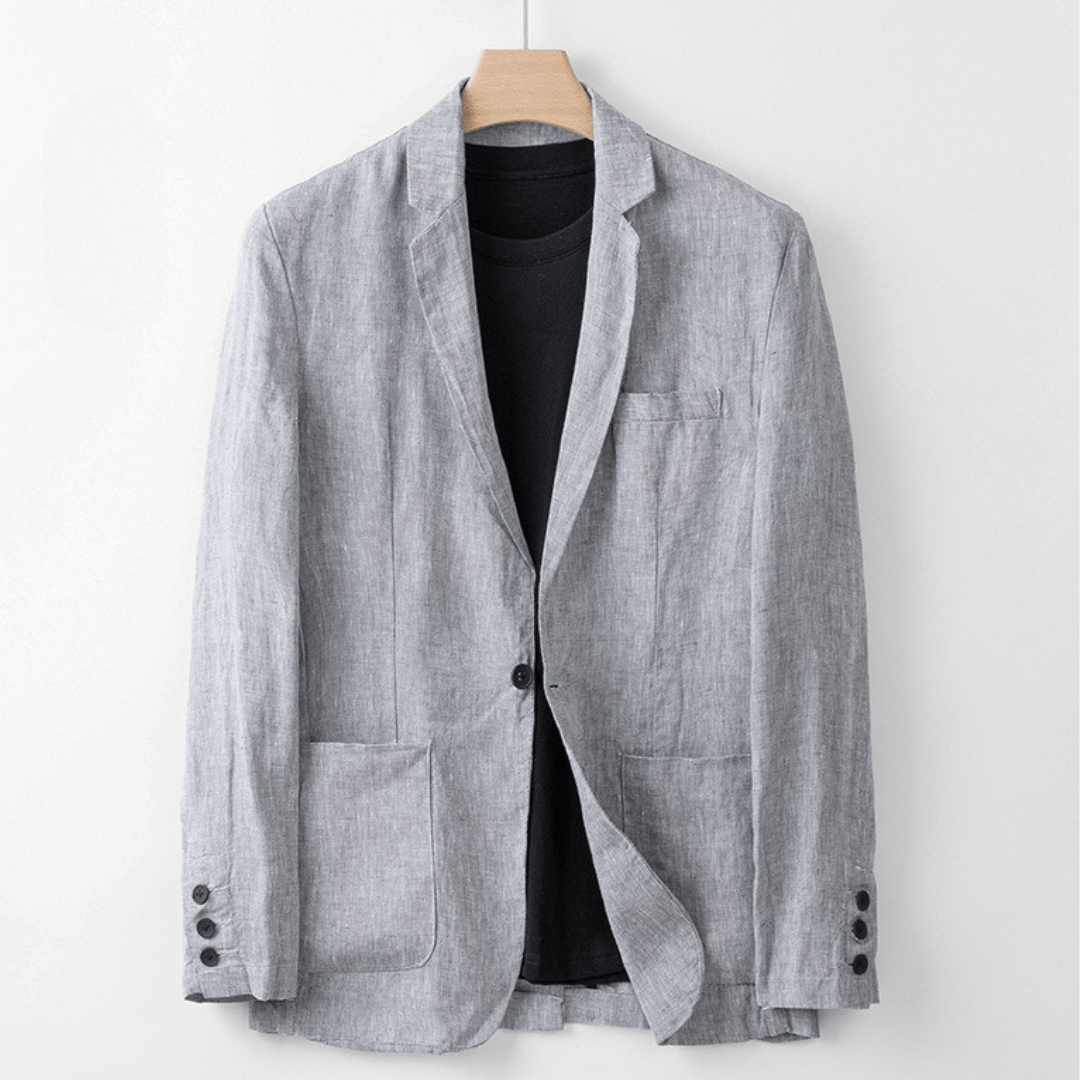 Kust Tailored Fit Linen Blazer