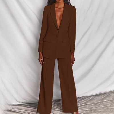 Leotine™ | Chic Blazer & Trouser Set