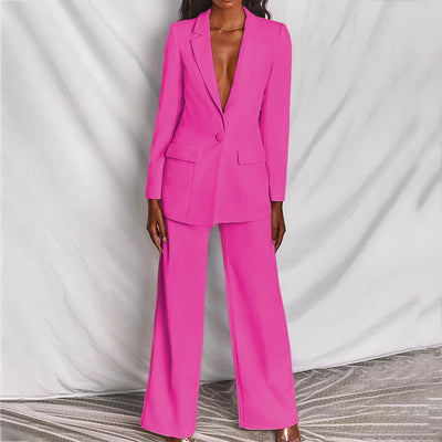 Leotine™ | Chic Blazer & Trouser Set