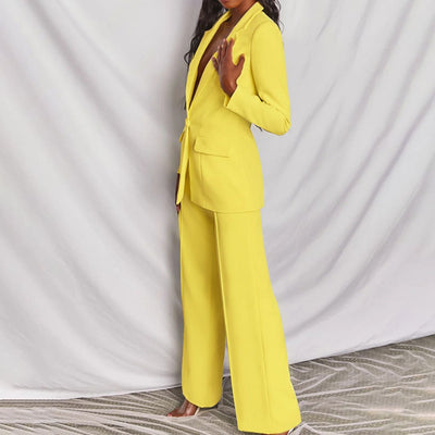 Leotine™ | Chic Blazer & Trouser Set