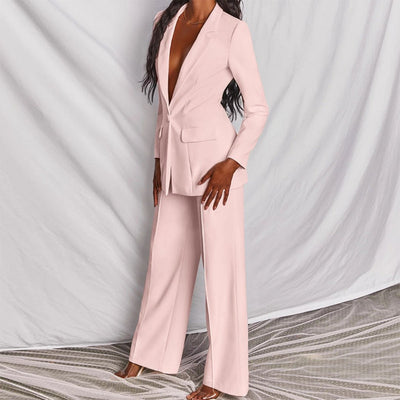 Leotine™ | Chic Blazer & Trouser Set
