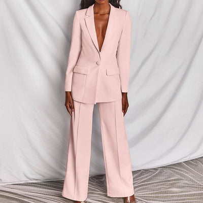 Leotine™ | Chic Blazer & Trouser Set