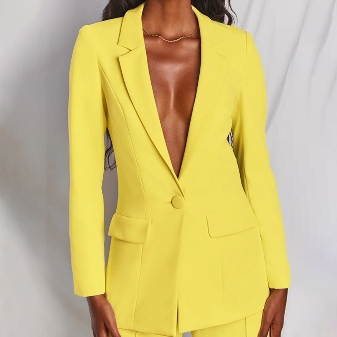 Leotine™ | Chic Blazer & Trouser Set