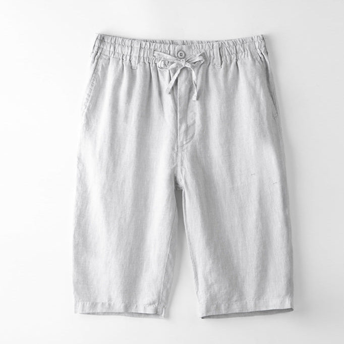 Positano - Linen Drawstring Shorts