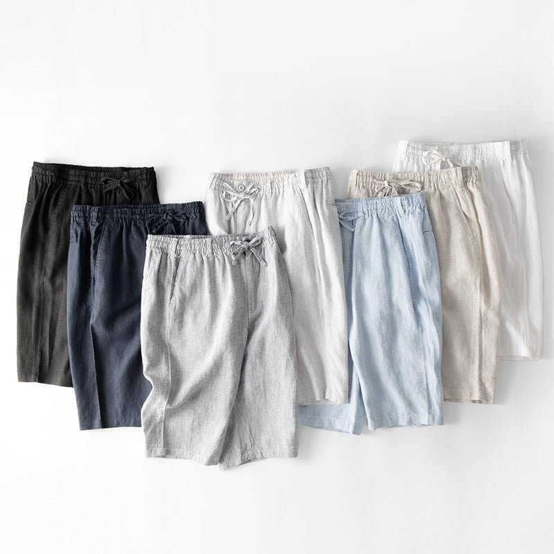 Positano - Linen Drawstring Shorts