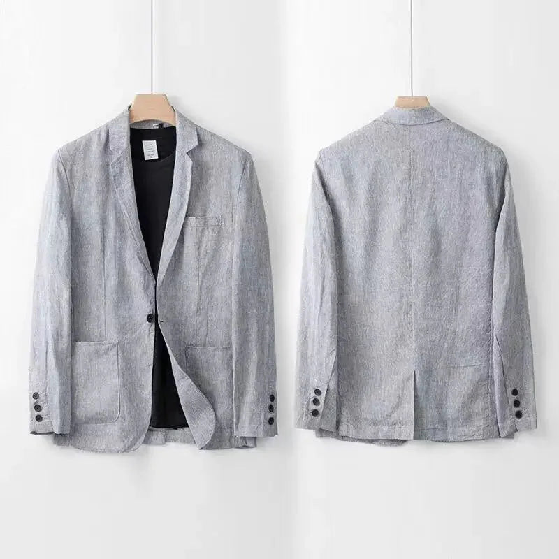Savelli™ | Elegant Linen Suit